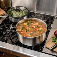 Black Cube Hybrid - 7.5 QT Nonstick Stock Pot With Lid - BC528