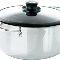 Black Cube Hybrid - 7.5 QT Nonstick Stock Pot With Lid - BC528
