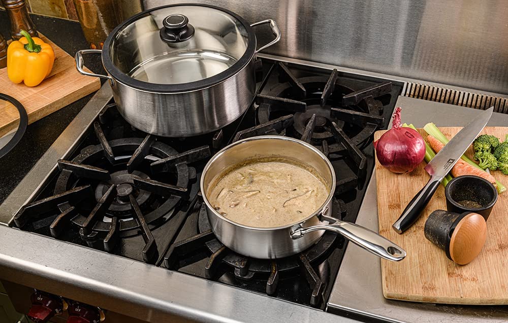 Black Cube Hybrid - 8" Nonstick Sauce Pan With Lid - BC320 - DISCONTINUED