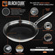 Black Cube Hybrid - 9.5" Nonstick Chef's Pan - BC224