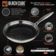 Black Cube Hybrid - 9.5" Nonstick Fry Pan - BC124