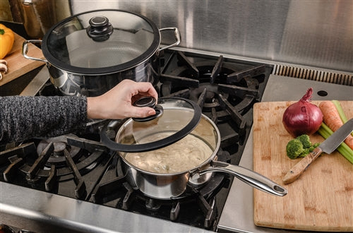 Black Cube Stainless - 2.5 QT Saucepan With Lid - BCSS320 - DISCONTINUED