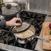 Black Cube Stainless - 2.5 QT Saucepan With Lid - BCSS320 - DISCONTINUED