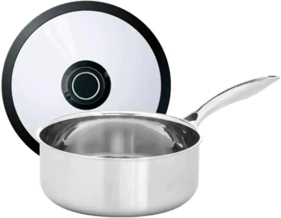 Black Cube Stainless - 2.5 QT Saucepan With Lid - BCSS320 - DISCONTINUED