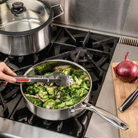 Black Cube Stainless - 3 QT Saute Pan With Lid - BCSS724