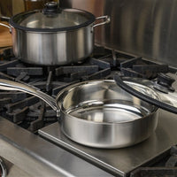 Black Cube Stainless - 3 QT Saute Pan With Lid - BCSS724 - DISCONTINUED