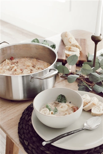 Black Cube Stainless - 7.5 QT Stock Pot With Lid - BCSS528 - DISCONTINUED