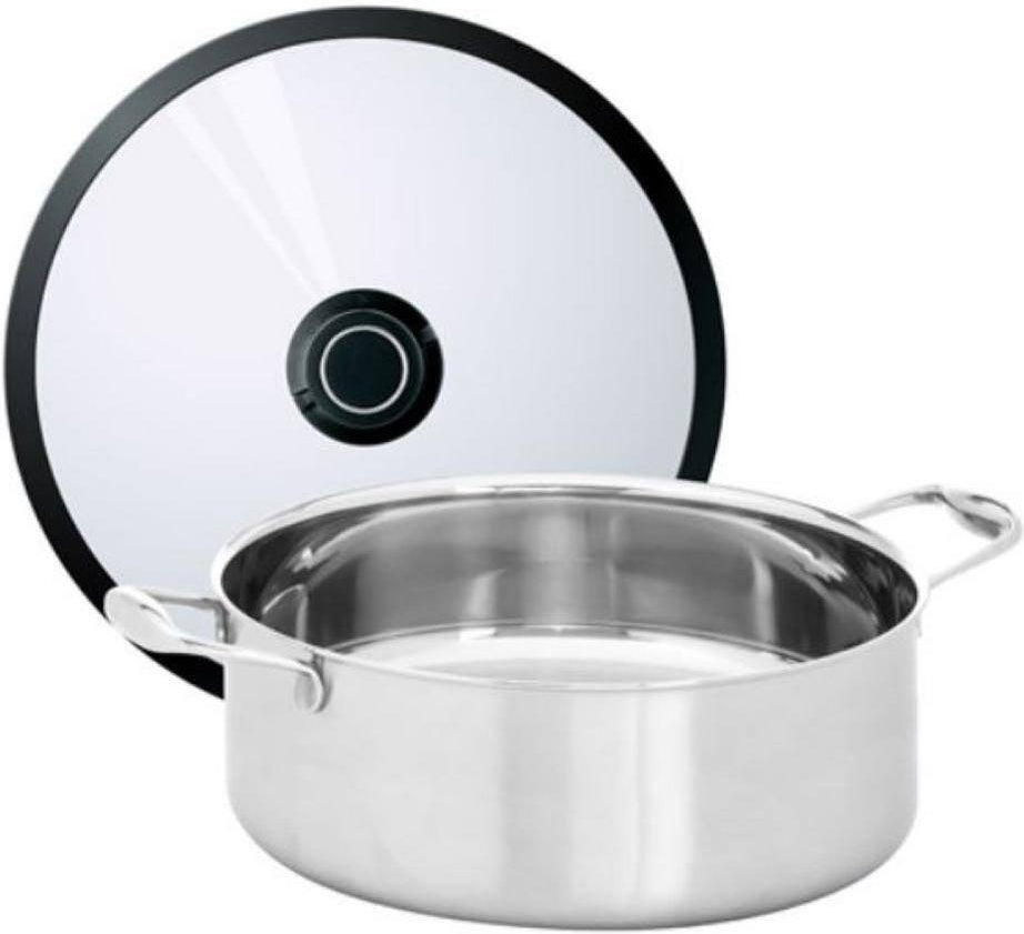 Black Cube Stainless - 7.5 QT Stock Pot With Lid - BCSS528 - DISCONTINUED