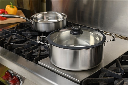 Black Cube Stainless - 7.5 QT Stock Pot With Lid - BCSS528 - DISCONTINUED