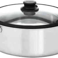 Black Cube Stainless - 7.5 QT Stock Pot With Lid - BCSS528 - DISCONTINUED