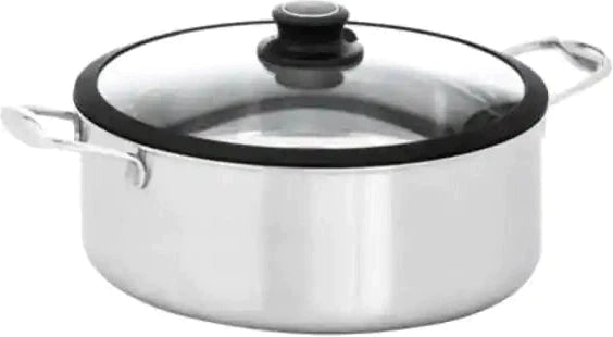 Black Cube Stainless - 7.5 QT Stock Pot With Lid - BCSS528 - DISCONTINUED