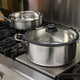 Black Cube Stainless - 7.5 QT Stock Pot With Lid - BCSS528