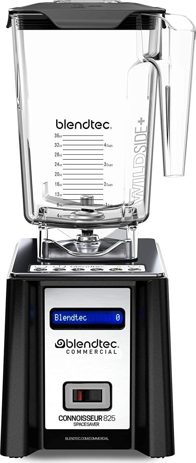 BlendTec - Connoisseur 825 Spacesaver 3.8 HP Blender with 90 Oz WildSide+ Jar - C825C11E-A1GA1D