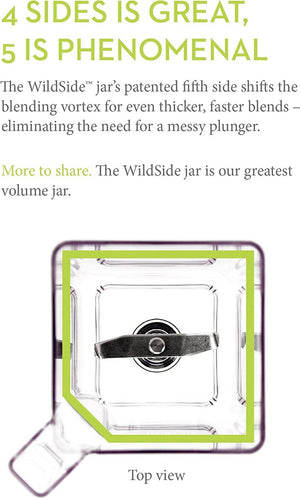 BlendTec - WildSide+ Jar with Latching Lid - 40-630-60