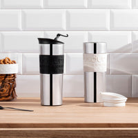 Bodum - 15 oz Travel Mug Double-Wall Stainless Steel - 11058-01BUS