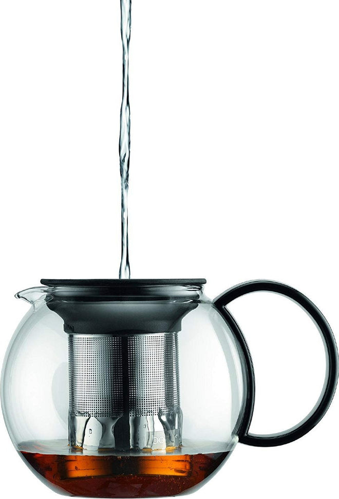Bodum - Assam Tea Press with Stainless Filter & Black Handle - 1805-01US