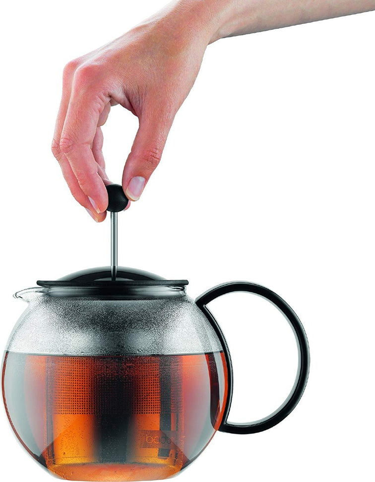 Bodum - Assam Tea Press with Stainless Filter & Black Handle - 1805-01US