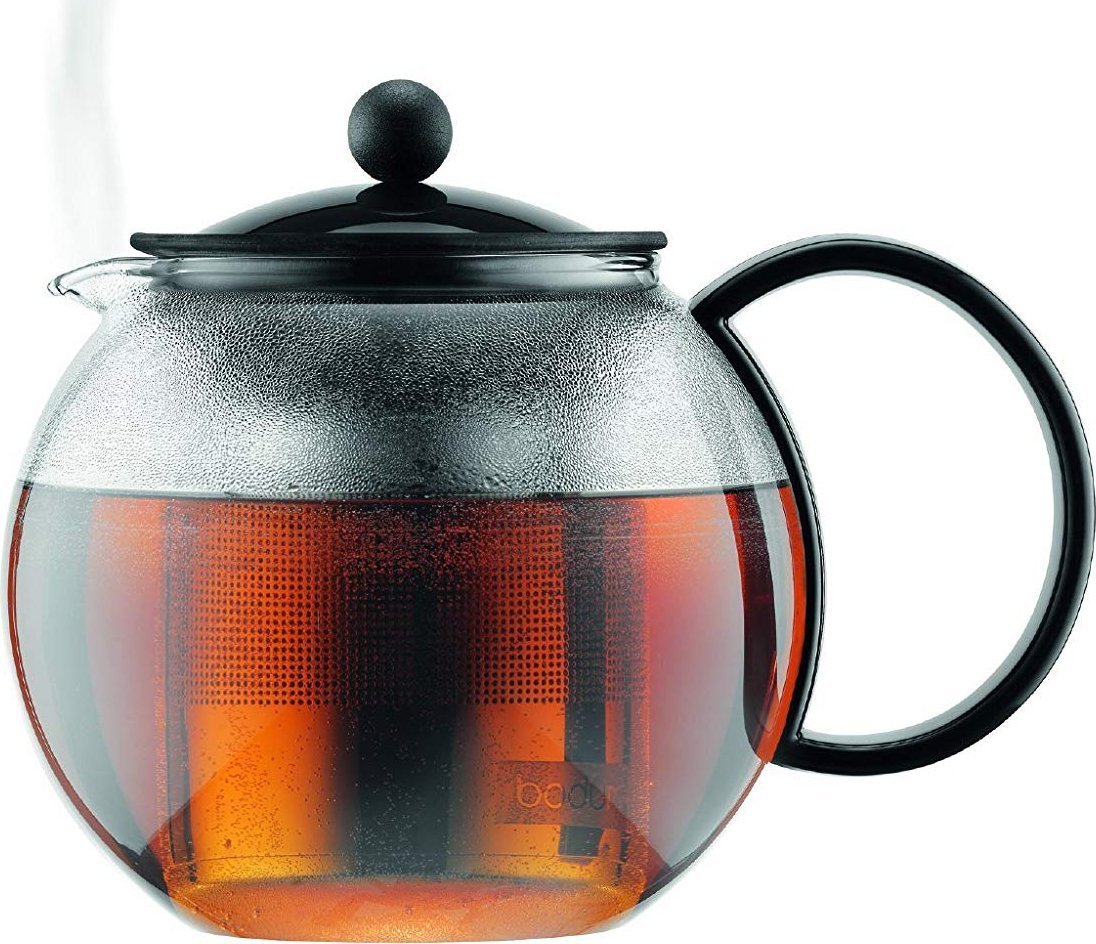 Bodum - Assam Tea Press with Stainless Filter & Black Handle - 1805-01US