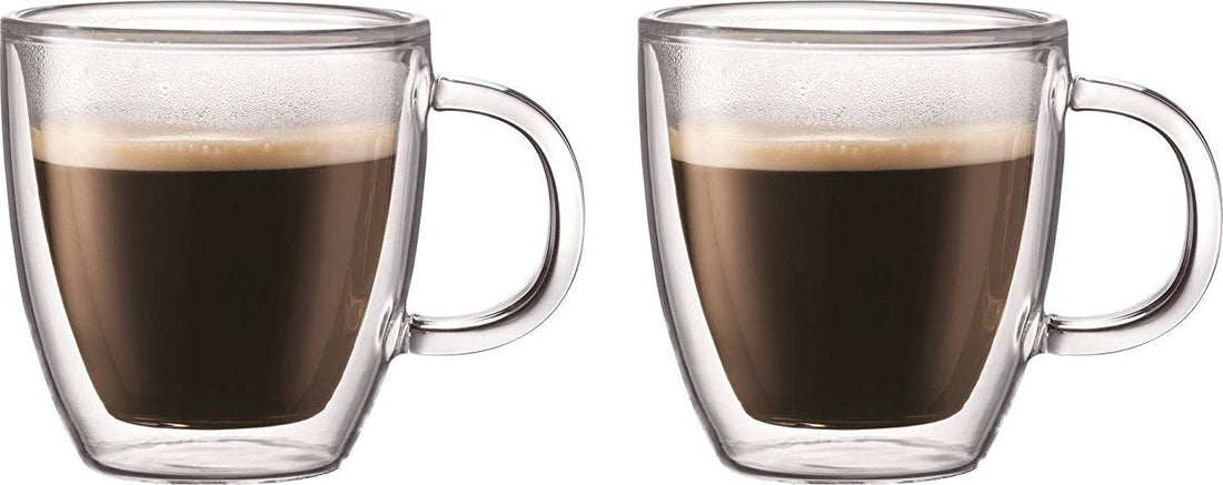 Bodum - Bistro 10 oz Mugs Double Wall, Pack of 2 - 10604-10US4