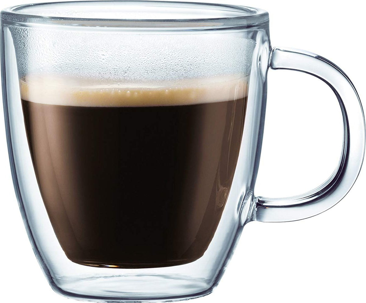 Bodum - Bistro 10 oz Mugs Double Wall, Pack of 2 - 10604-10US4