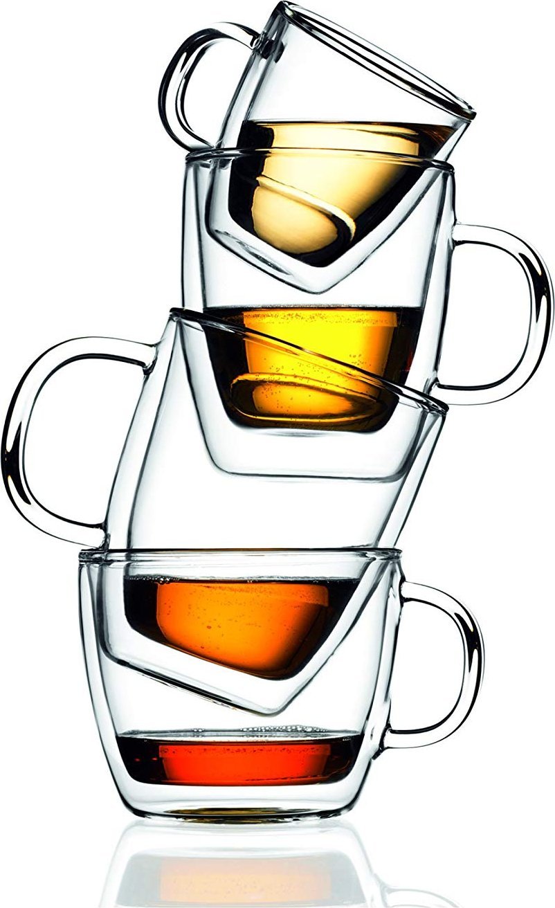 Bodum - Bistro 10 oz Mugs Double Wall, Pack of 2 - 10604-10US4