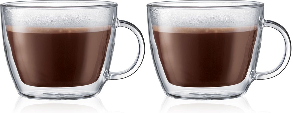 Bodum - Bistro 15 oz Café Latte Cups, Pack of 2 - 10608-10US