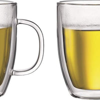 Bodum - Bistro 15 oz Jumbo Mug Double Wall, Pack of 2 - 10606-10US