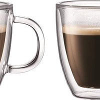 Bodum - Bistro 5 oz Espresso Mugs Double Wall, Pack of 2 - 10602-10US