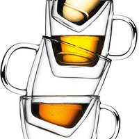 Bodum - Bistro 5 oz Espresso Mugs Double Wall, Pack of 2 - 10602-10US