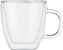 Bodum - Bistro 5 oz Espresso Mugs Double Wall, Pack of 2 - 10602-10US