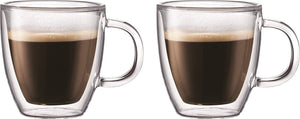 Bodum - Bistro 5 oz Espresso Mugs Double Wall Set of 2 - 10602-10US
