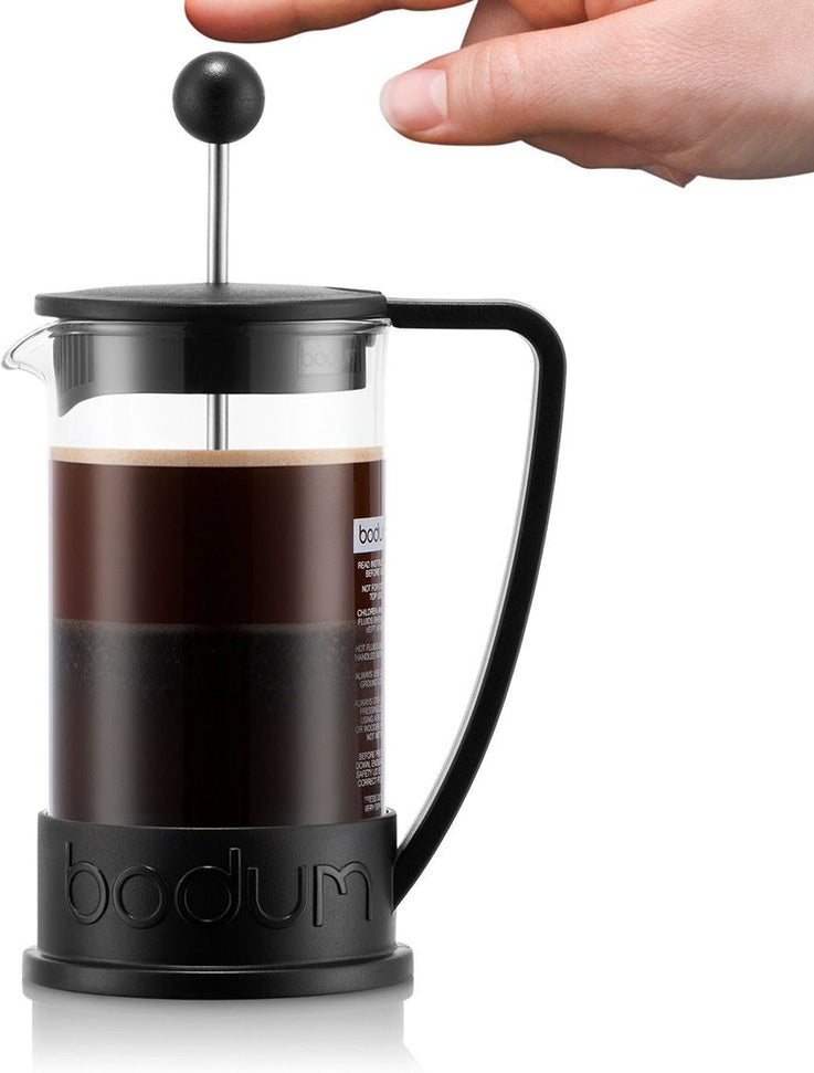 Bodum - Brazil 12 oz French Press Coffee Maker Black - 10948-01BUS