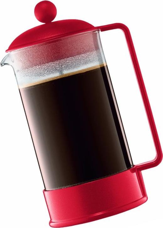 Bodum - Brazil 34 oz French Press Coffee Maker Red - 1548-294US