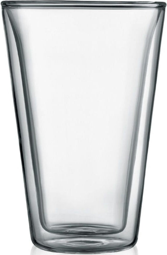 Bodum - Canteen 13.5 oz Glass Double Wall, Pack of 6 - 10110-10-12