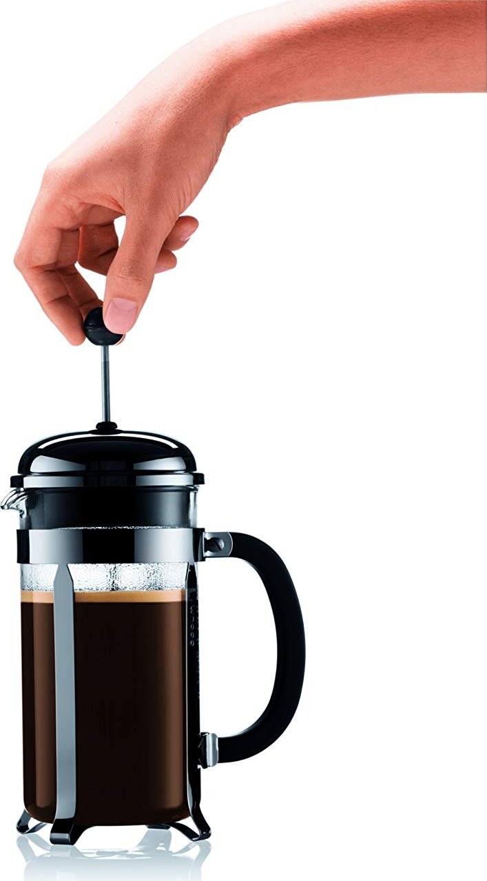 Bodum - Chambord 17 oz French Press Coffee Maker Chrome - 1924-16US4