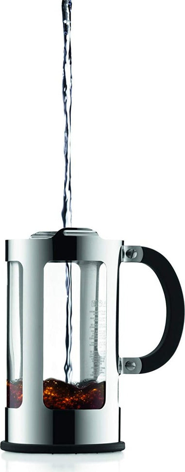 Bodum - Chambord 17 oz French Press Coffee Maker with Locking Lid Chrome - 11171-16