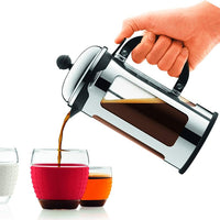 Bodum - Chambord 17 oz French Press Coffee Maker with Locking Lid Chrome - 11171-16