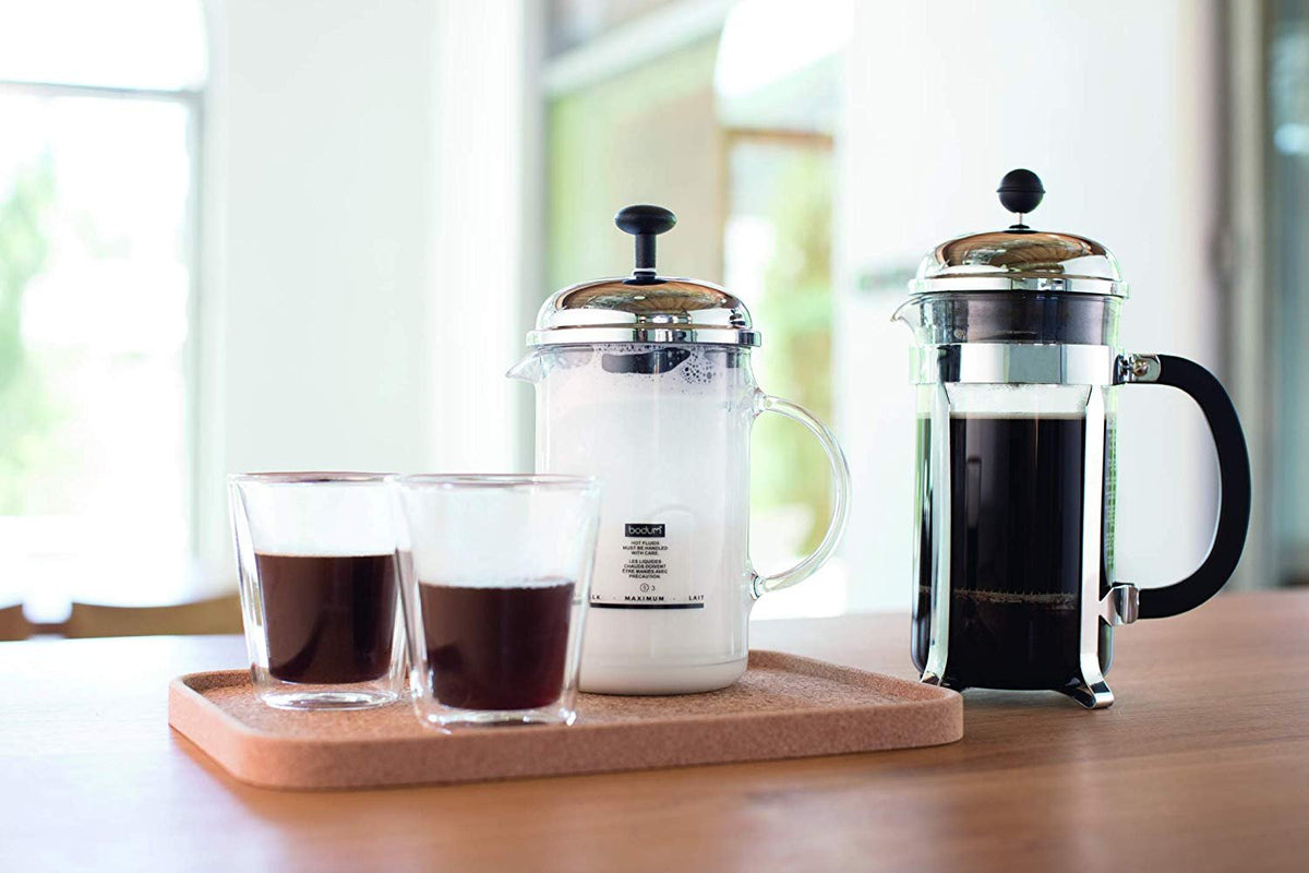 Bodum - Chambord 34 oz French Press Coffee Maker Chrome Matte - 1928-57