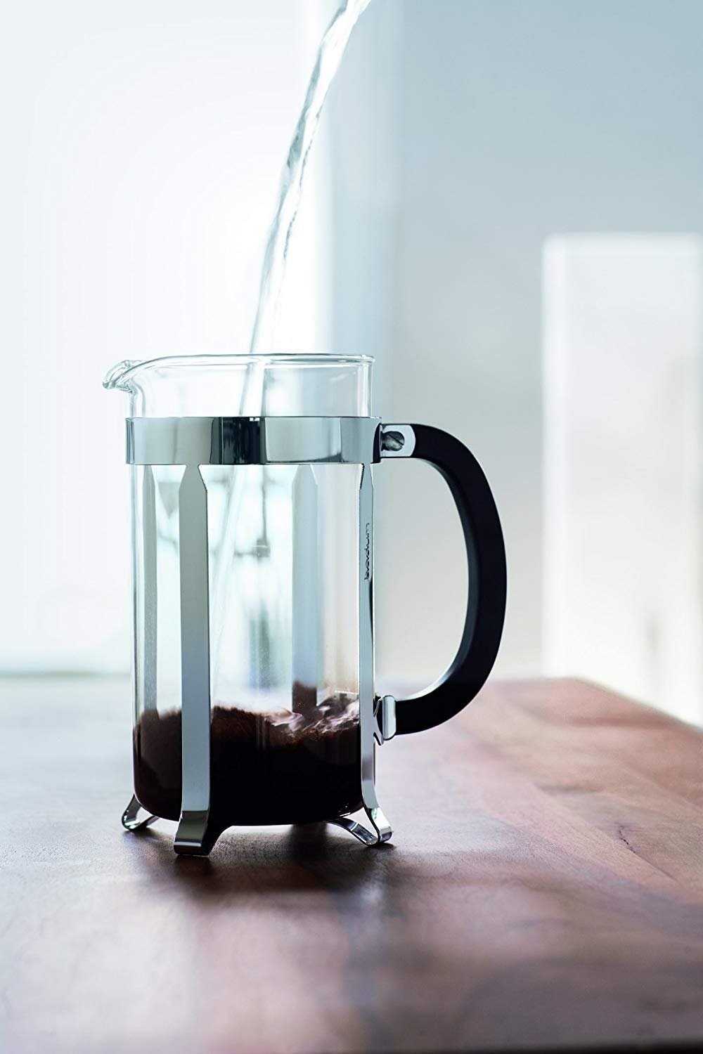 Bodum - Chambord 34 oz French Press Coffee Maker Chrome Matte - 1928-57