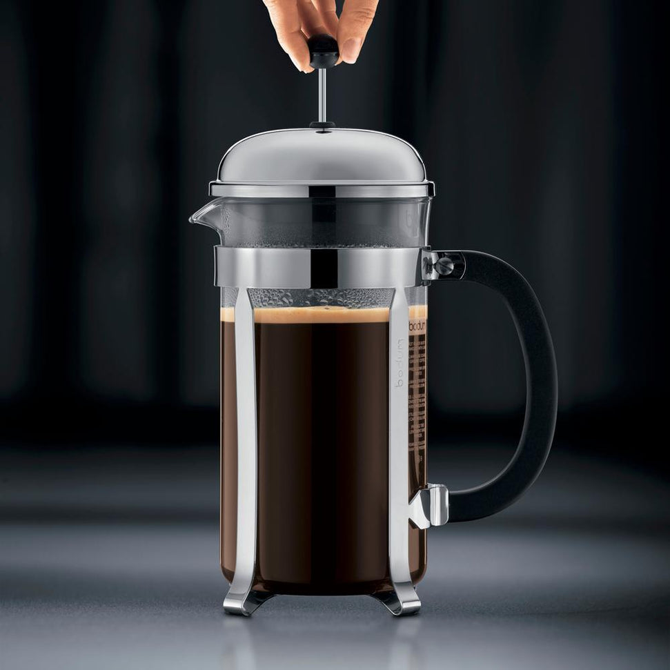 Bodum - Chambord 51 oz French Press Coffee Maker Chrome - 1932-16US4