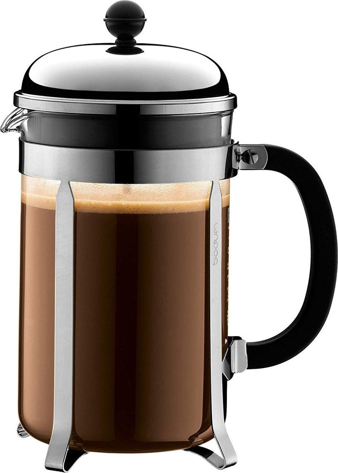 Bodum - Chambord 51 oz French Press Coffee Maker Chrome - 1932-16US4