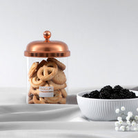 Bodum - Classic 17 oz Storage Jar with Copper Lid - 11713-18S