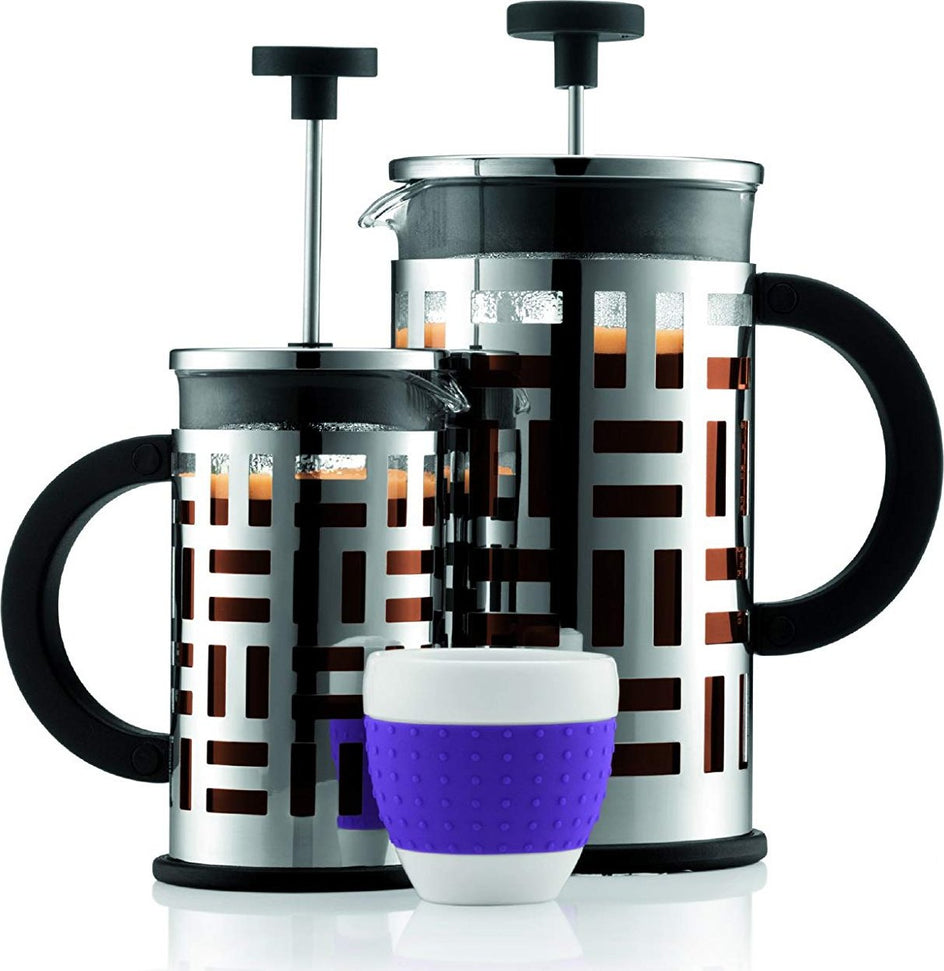 Bodum - Eileen 34 oz French Press Coffee Maker Chrome - 11195-16US