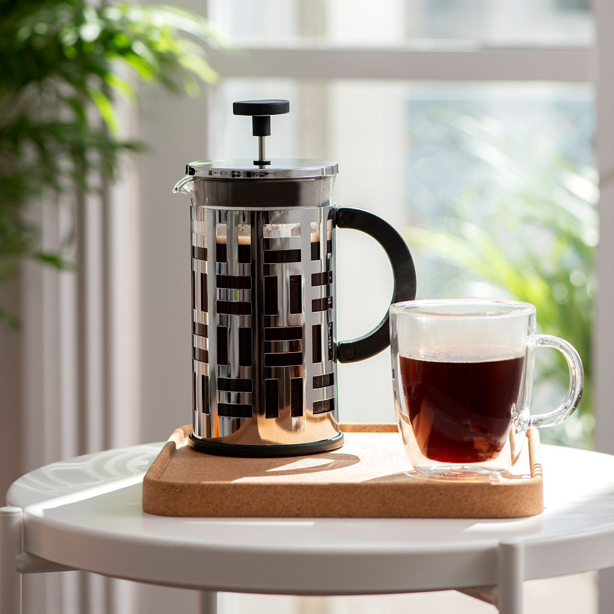 Bodum - Eileen 34 oz French Press Coffee Maker Chrome - 11195-16US