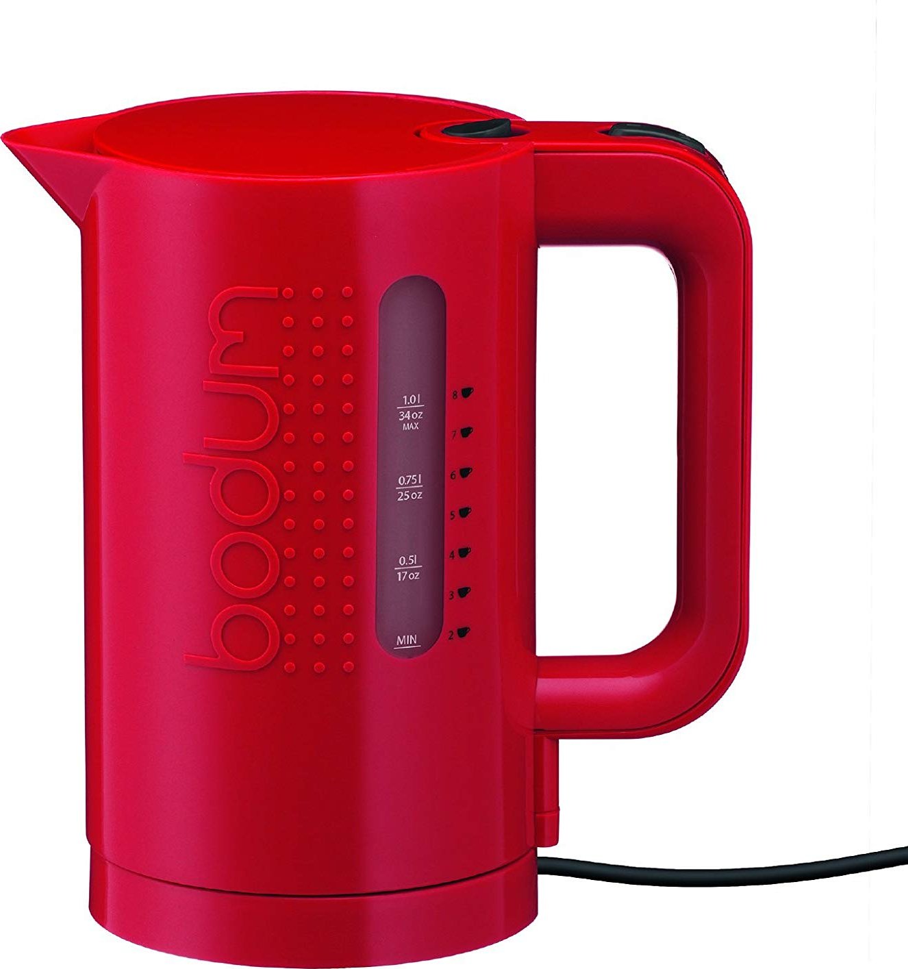 Bodum - Electric Water Kettle 34 oz Red - 11452-294US