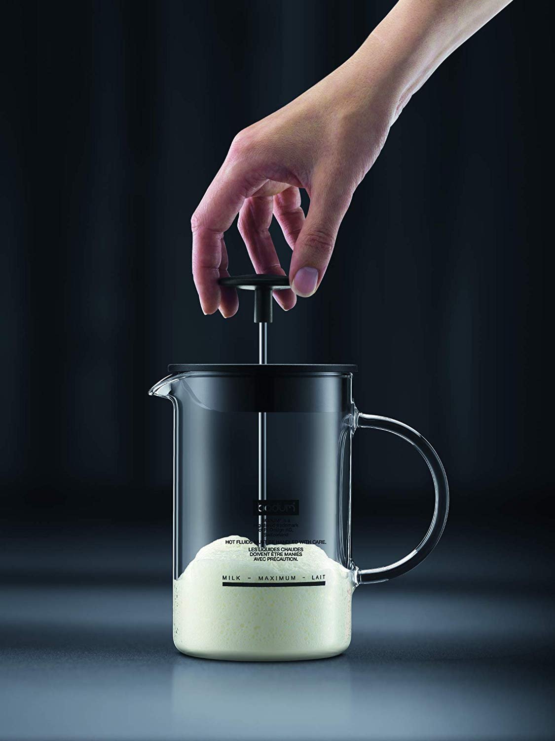 Bodum - Latteo Milk Frother with Glass Handle - 1446-01US4