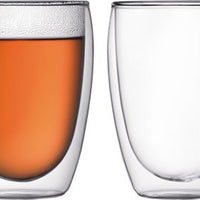 Bodum - Pavina 12 oz Glass Double Wall, Pack of 2 - 4559-10US4