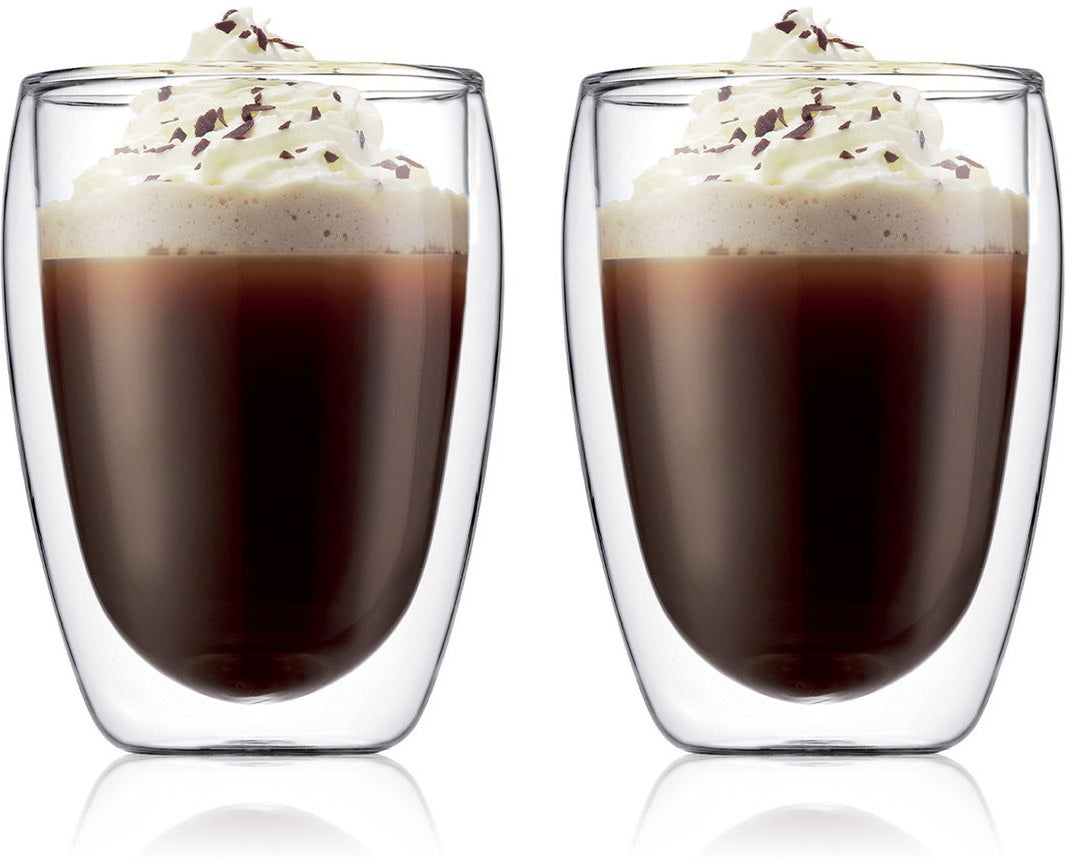 Bodum - Pavina 12 oz Glass Double Wall, Pack of 2 - 4559-10US4