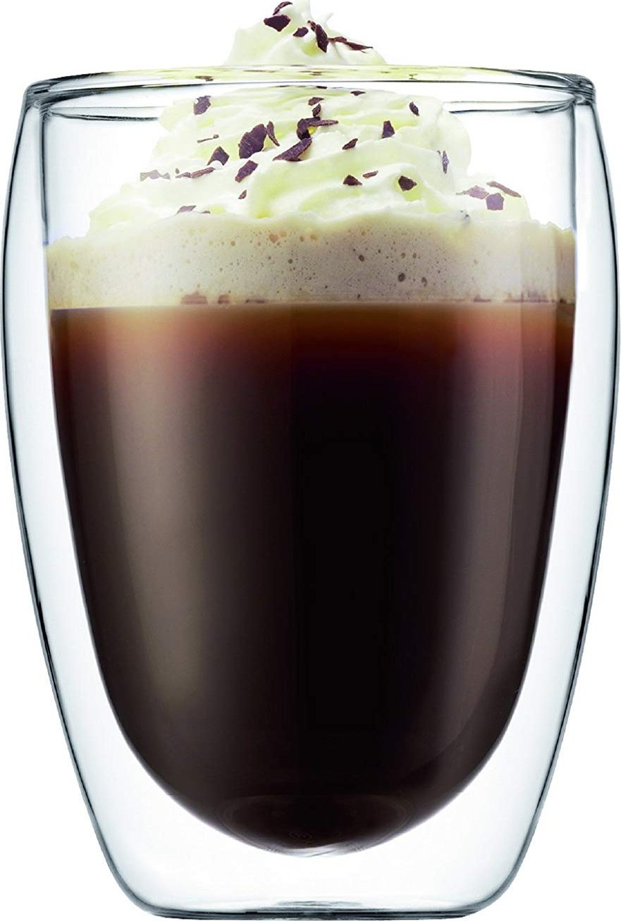 Bodum - Pavina 12 oz Glass Double Wall, Pack of 2 - 4559-10US4