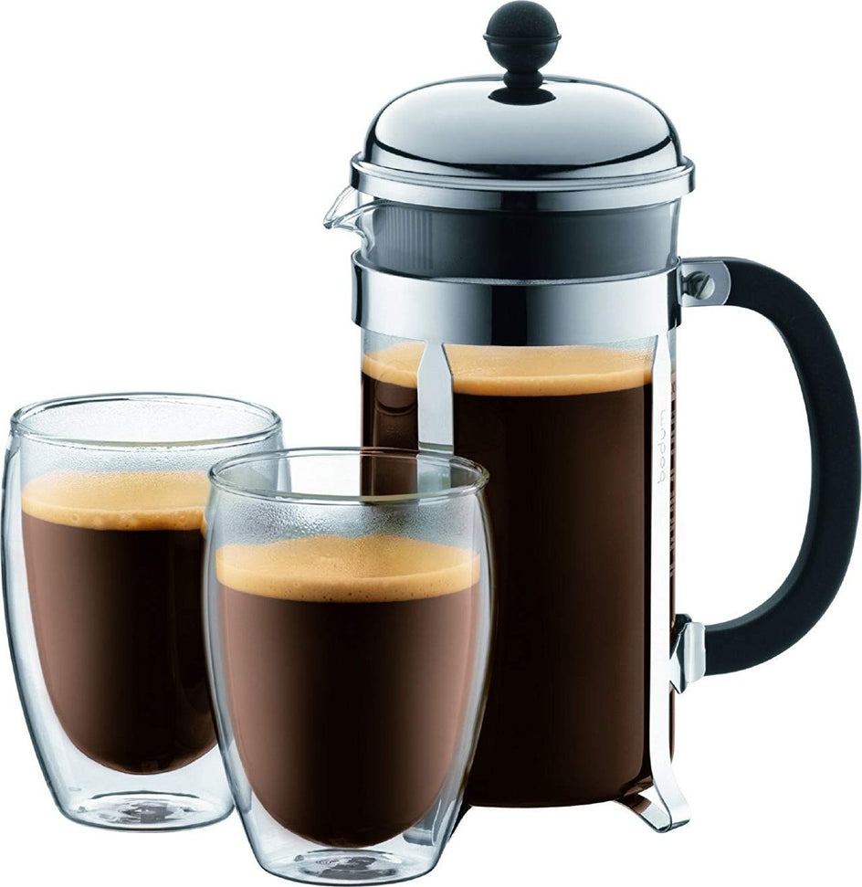 Bodum - Pavina 12 oz Glass Double Wall, Pack of 2 - 4559-10US4